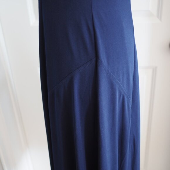 CottageCore NorthStyle Classic Navy Midi Dress Size 4 Small - Picture 4 of 9